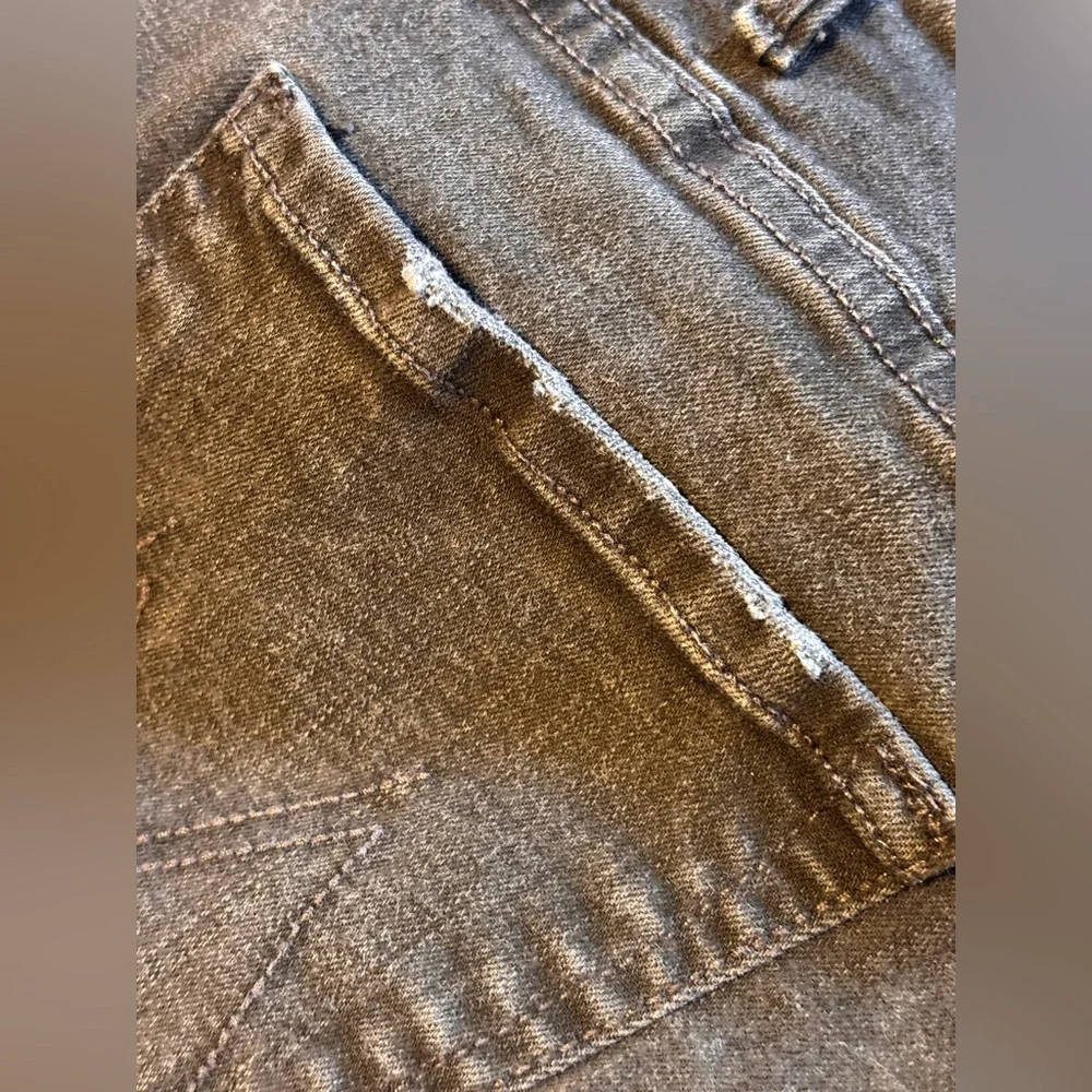 MOTHER The Hustler Ankle Black Jeans Not Guilty Wash Size 30 - Picture 11 of 16